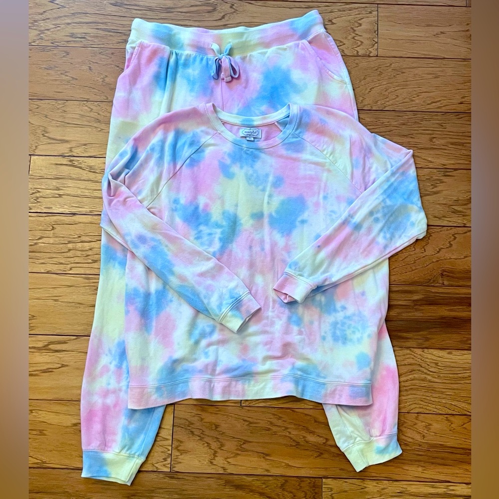 Mud Pie tie dye lounge set S/M
